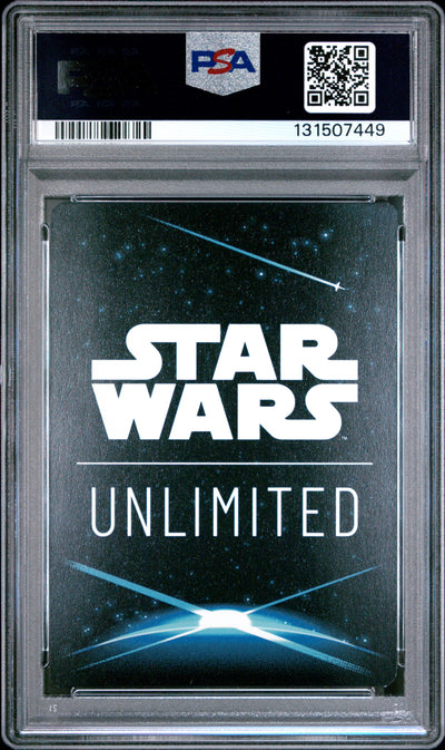 Star Wars: Unlimited Legends Of The Force 1001 Constructed Lightsaber Hyperspace Foil PSA 9 MINT Cert #131507449