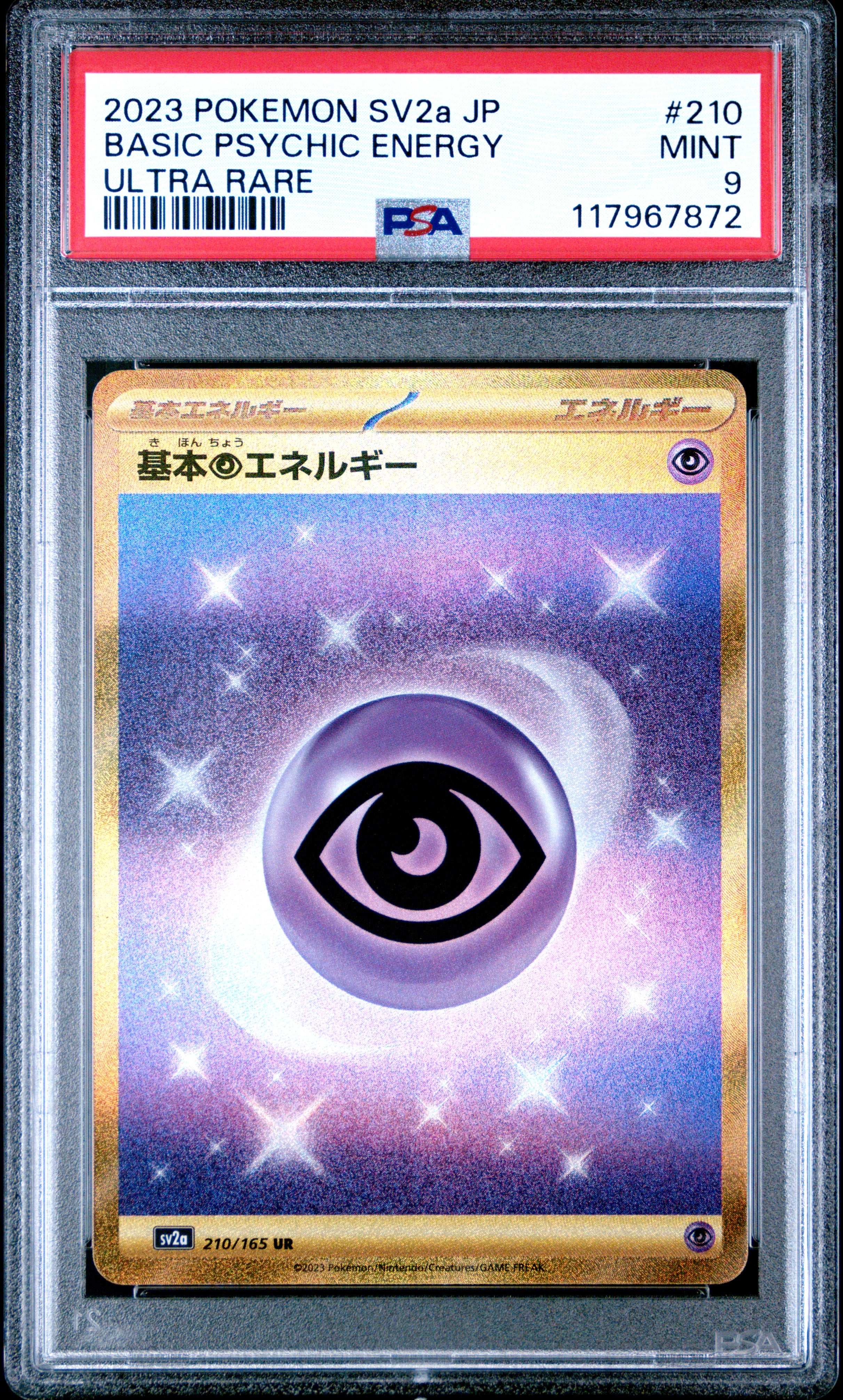 Pokemon Japanese Sv2A Pokemon 151 210 Basic Psychic Energy Ultra Rare PSA 9 MINT Cert #117967872