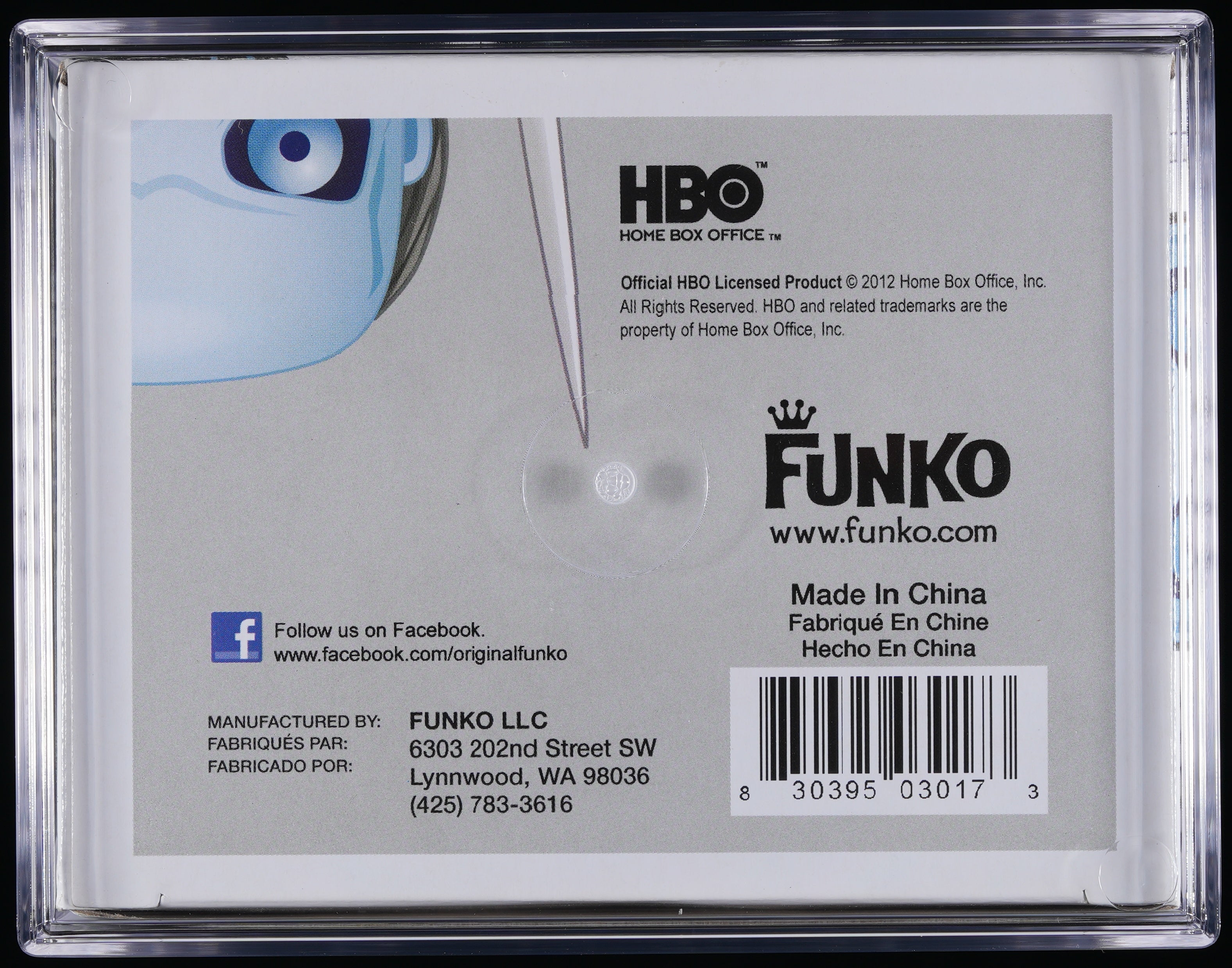 Funko Pop! PSA Graded Game of Thrones: White Walker PSA Graded 8.5 NM-MT+ Vinyl Figure #06 Cert #02009514
