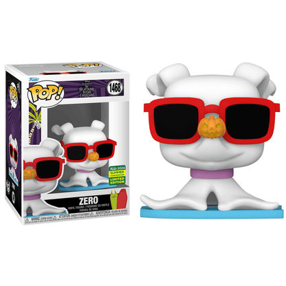 Funko Pop! Disney The Nightmare Before Christmas: Zero with Sunglasses (2024 Summer Convention) Vinyl Figure #1468