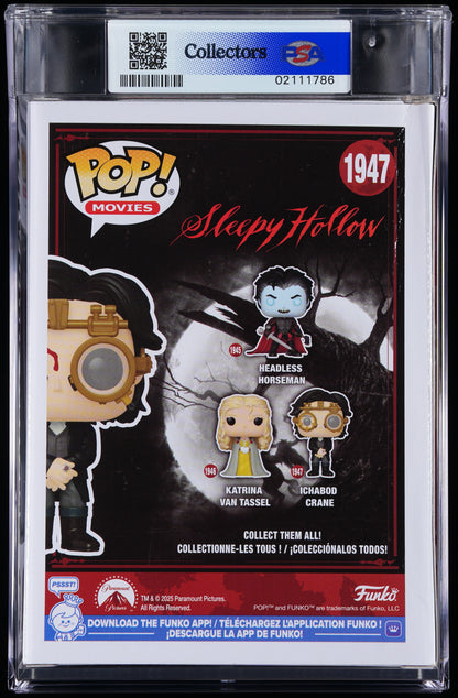 Funko Pop! PSA Graded Sleepy Hollow: Ichabod Crane PSA Graded 7.5 NM+ Vinyl Figure #1947 Cert #02111786