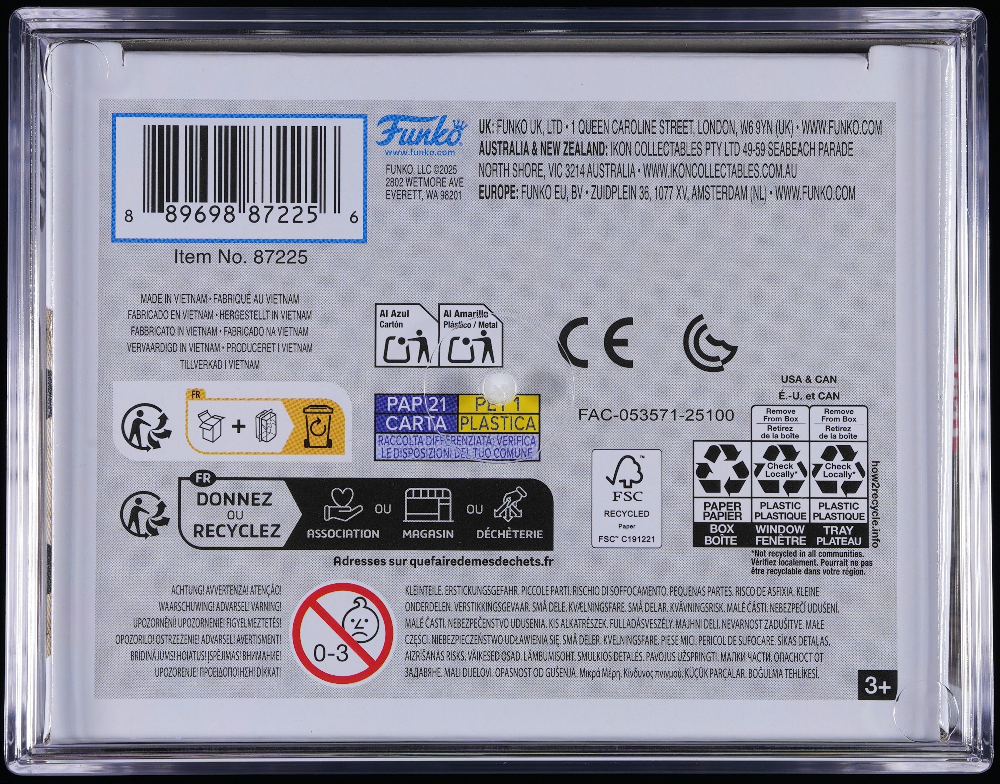 Funko Pop! PSA Graded Your Friendly Neighborhood Spider-Man: Peter Parker (EE) PSA Graded 10 GEM MINT Vinyl Figure #1531 Cert #02009575