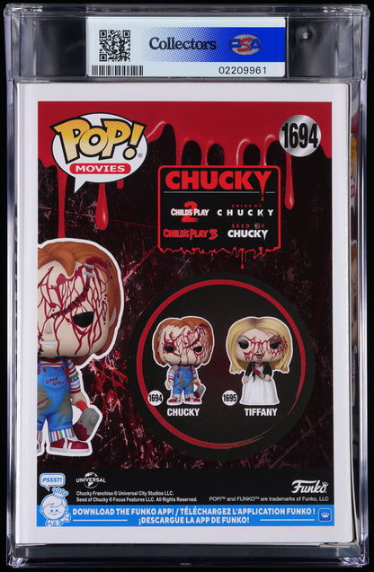 Funko Pop! PSA Graded Bride of Chucky: Chucky PSA Graded 10 GEM MINT Vinyl Figure #1694 Cert #02209961