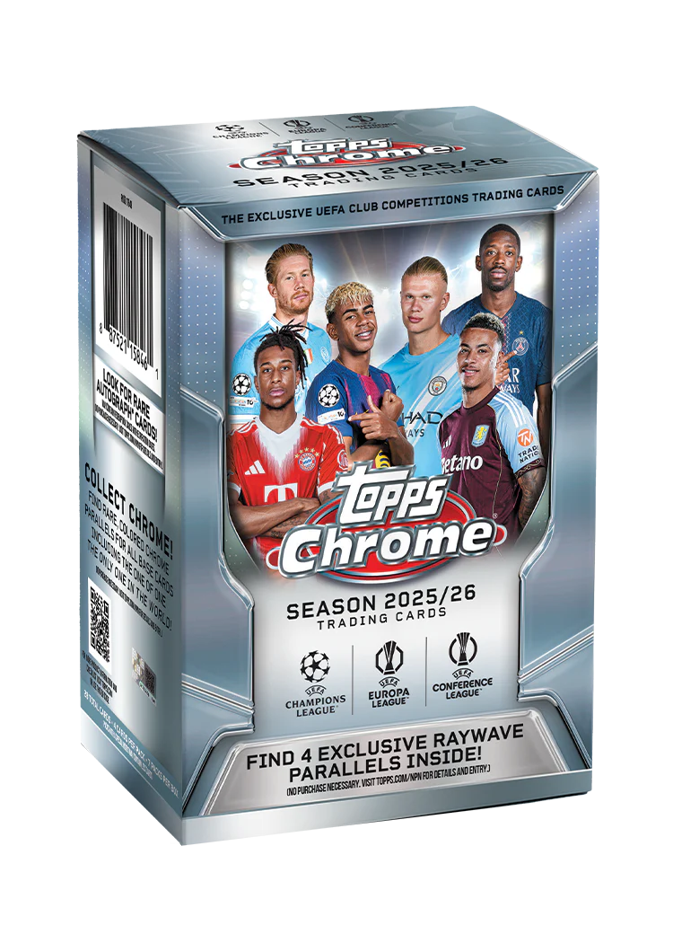 Topps: 2025/26 Chrome UEFA Club Competitions Value Box
