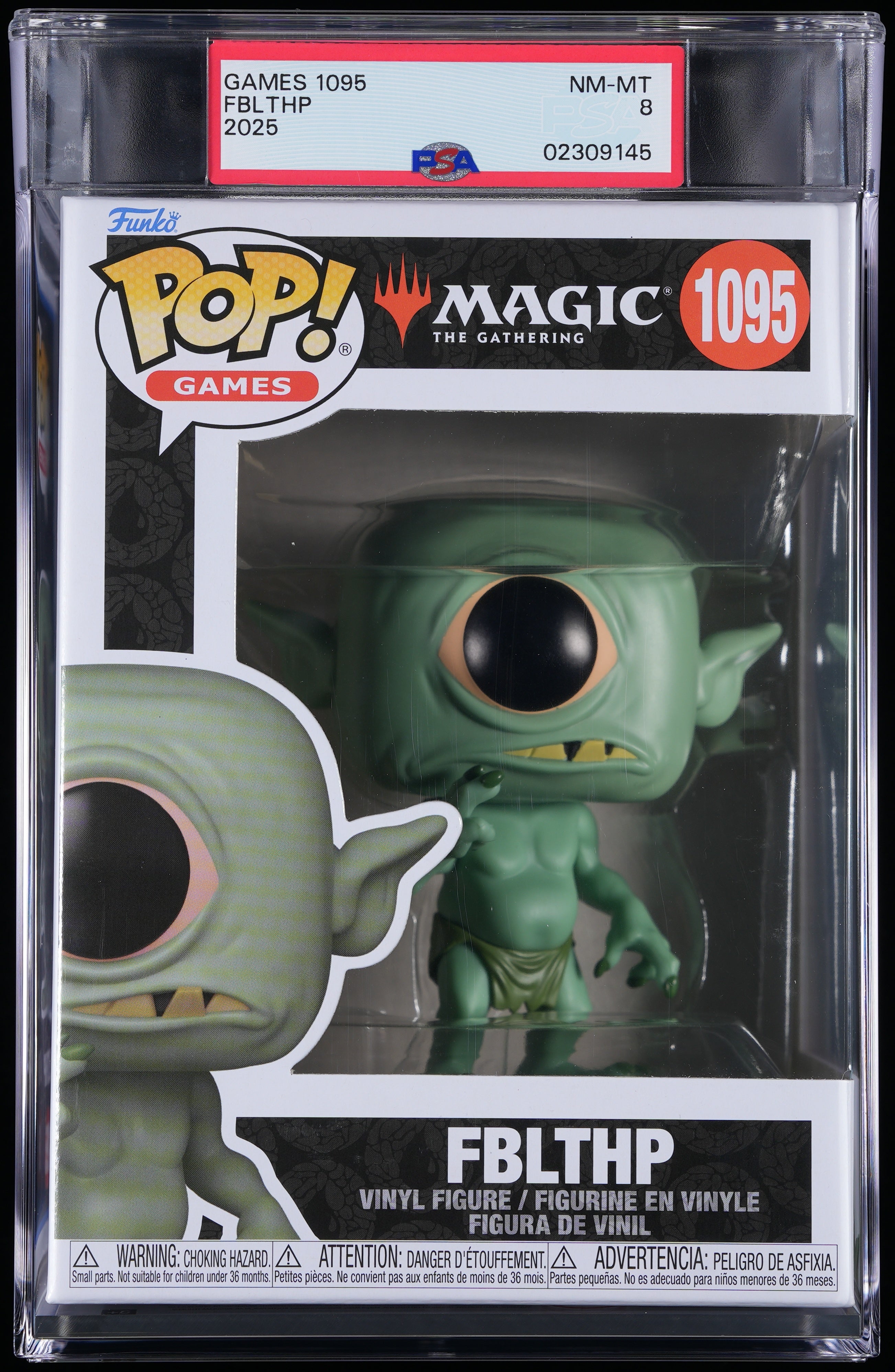 Funko Pop! PSA Graded Magic The Gathering: Fblthp PSA Graded 8 NM-MT Vinyl Figure #1095 Cert #02309145