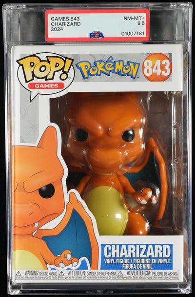Funko Pop! Pokemon: Charizard PSA Graded Vinyl Figure #843 Cert #01007181