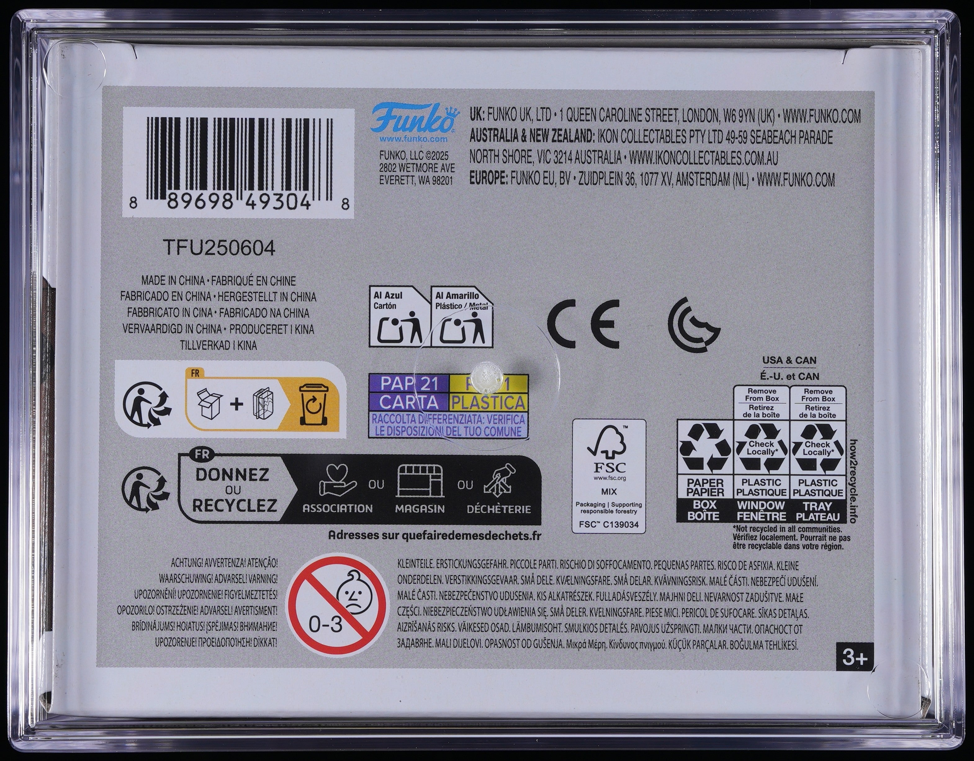 Funko Pop! PSA Graded NBA Orlando Magic: Shaquille O'Neal PSA Graded 8.5 NM-MT+ Vinyl Figure #81 Cert #02210571