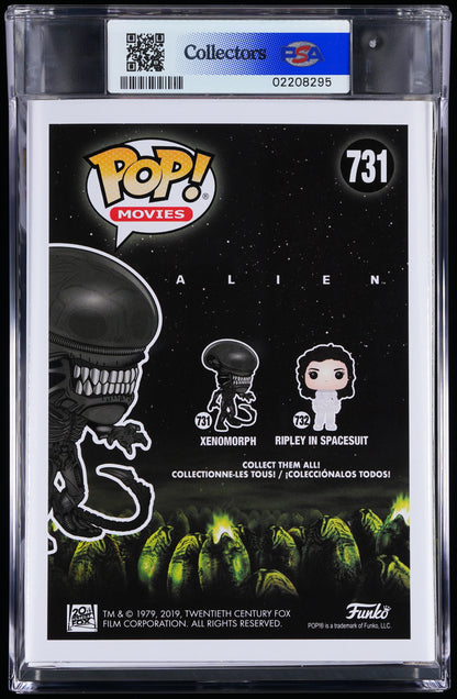 Funko Pop! PSA Graded Alien: Xenomorph PSA Graded 10 GEM MINT Vinyl Figure #731 Cert #02208295