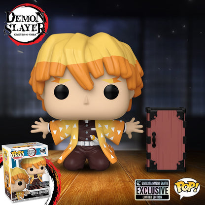 Funko Pop! Demon Slayer: Zenitsu Agatsuma Protecting Nezuko's Box EE Exclusive Vinyl Figure #1488