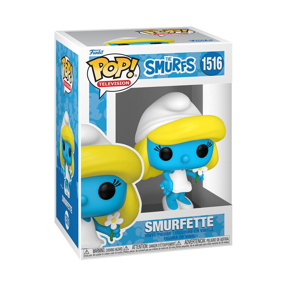 Funko Pop! The Smurfs: Smurfette with Flower Vinyl Figure #1516