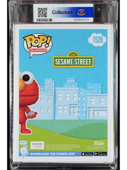 Funko Pop! Sesame Street: Elmo with Rocco PSA Graded Vinyl Figure #1526 Cert #02004473