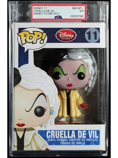 Funko Pop! Disney: Cruella de Vil PSA Graded Vinyl Figure #11