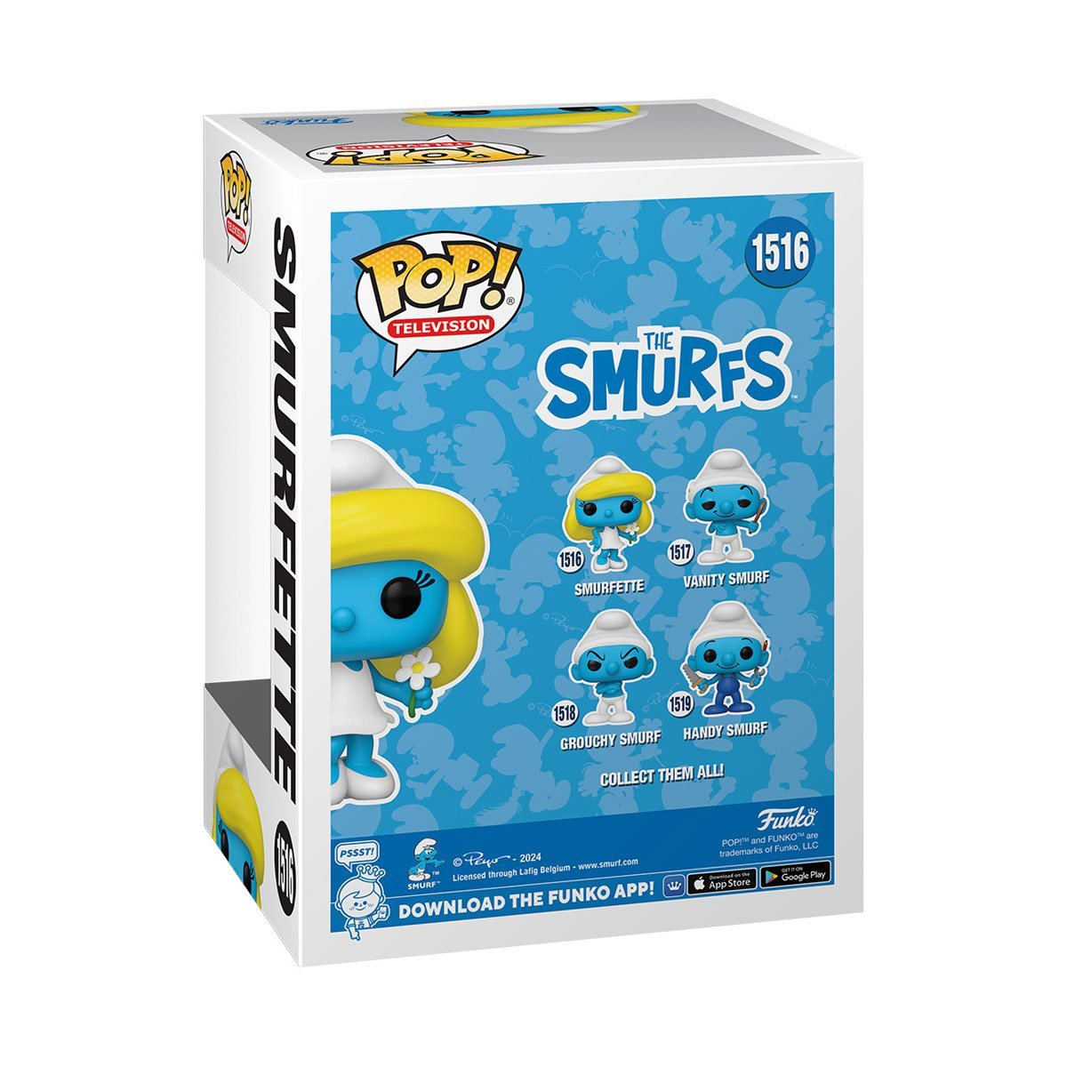 Funko Pop! The Smurfs: Smurfette with Flower Vinyl Figure #1516