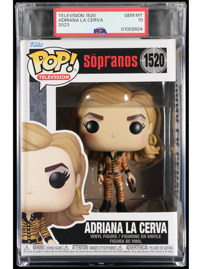 Funko Pop! The Sopranos: Adriana La Cerva PSA Graded Vinyl Figure #1520 Cert #01002624
