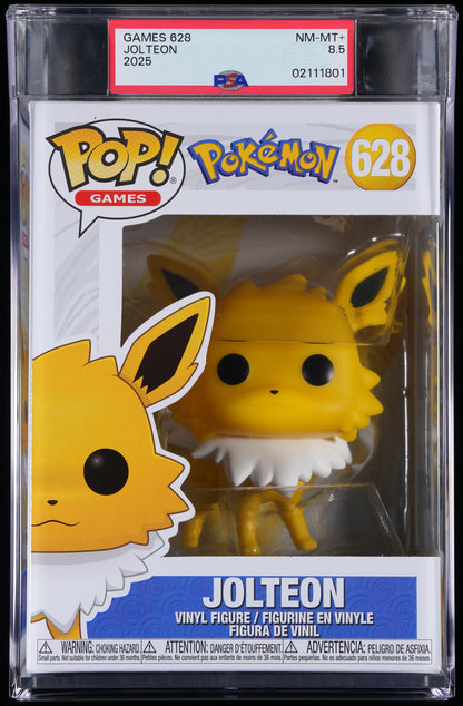 Funko Pop! PSA Graded Pokemon: Jolteon PSA Graded 8.5 NM-MT+ Vinyl Figure #628 Cert #02111801