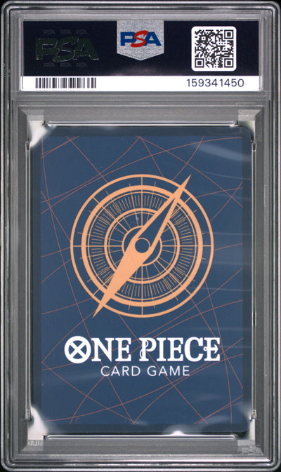 One Piece Op14 Eb04 The Azure Sea's Seven 034 Monkey D. Luffy PSA 10 GEM MINT Cert #159341450