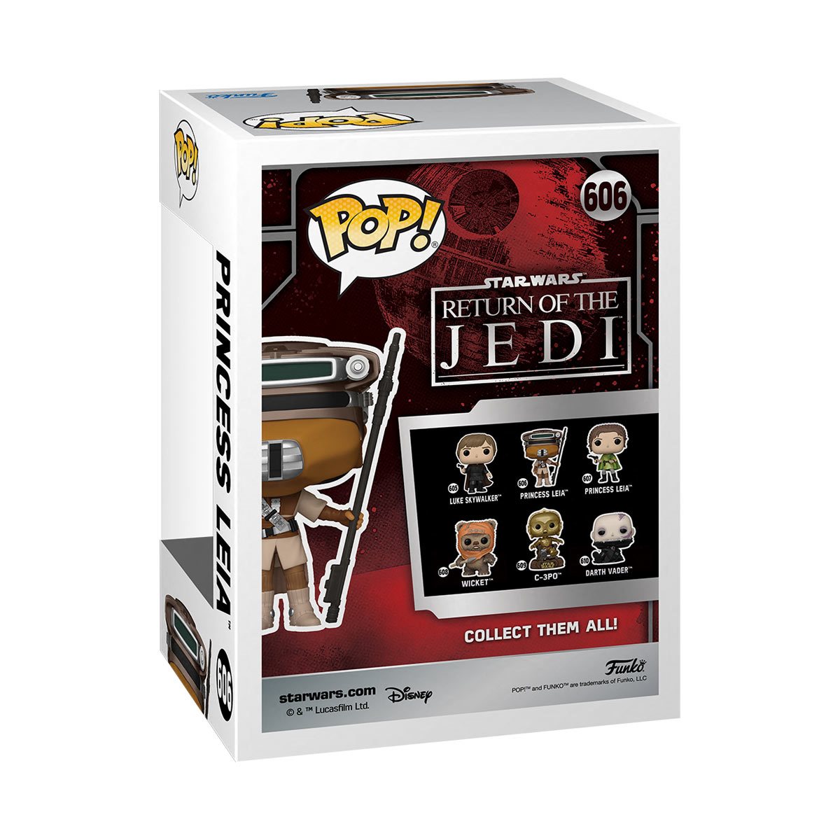 Funko Pop! Star Wars Return of the Jedi 40th: Princess Leia Boushh Vinyl Figure #606