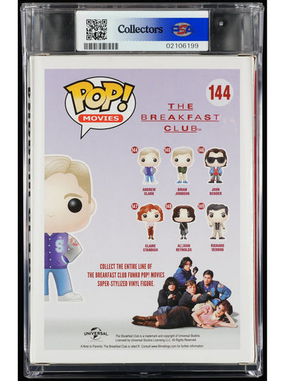 Funko Pop! The Breakfast Club: Andrew Clark PSA Graded Vinyl Figure #144 Cert #02106199