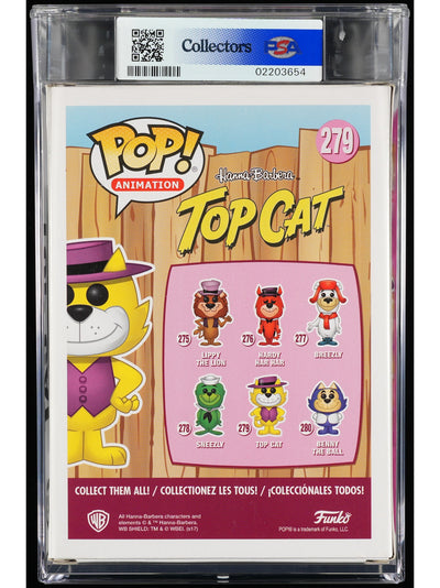 Funko Pop! Top Cat: Top Cat PSA Graded Vinyl Figure #279 Cert #02203654