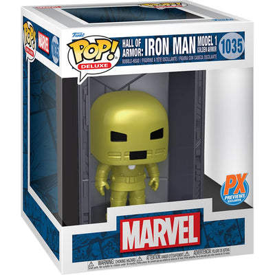 Funko Pop! Deluxe Marvel Iron Man Hall of Armor: Iron Man Model 1 Vinyl Figure #1035