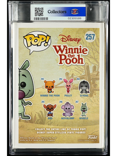 Funko Pop! Winnie the Pooh: Woozle PSA Graded Vinyl Figure #257 Cert #02305586