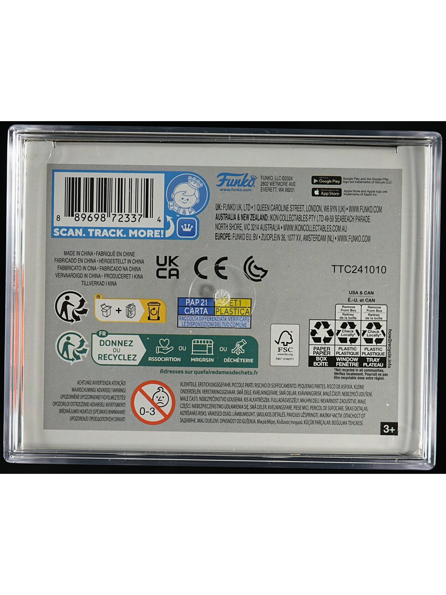 Funko Pop! Teenage Mutant Ninja Turtles: Raphael PSA Graded Vinyl Figure #1396 Cert #02206313