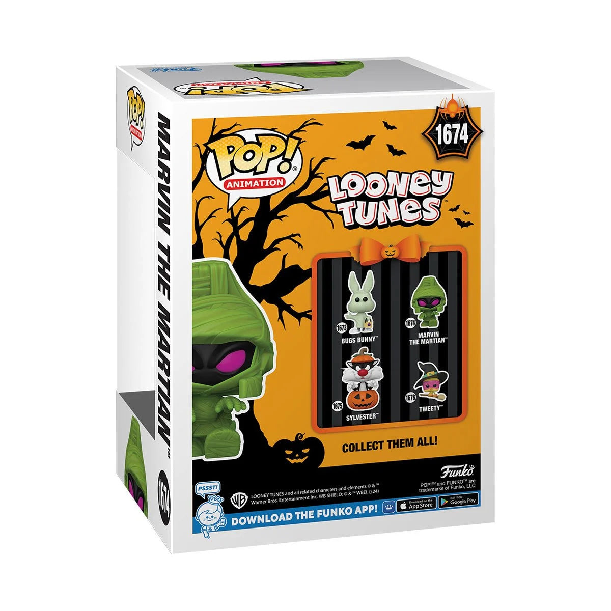 Funko Pop! Looney Tunes: Halloween Marvin the Martian (Mummy) Vinyl Figure #1674