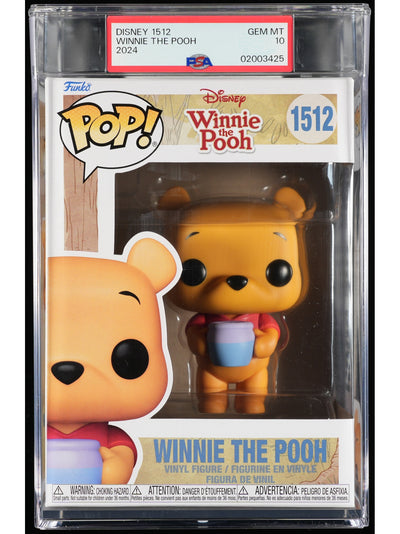 Funko Pop! Disney Winnie the Pooh: Winnie the Pooh PSA Graded Vinyl Figure #1512 Cert #02003425