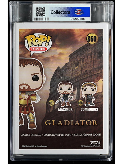 Funko Pop! Gladiator: Maximus PSA Graded Vinyl Figure #860