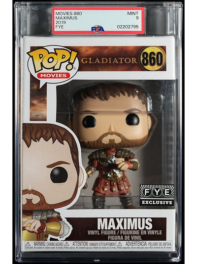Funko Pop! Gladiator: Maximus PSA Graded Vinyl Figure #860