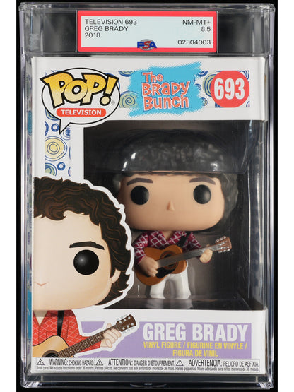 Funko Pop! The Brady Bunch: Greg Brady PSA Graded Vinyl Figure #693 Cert #02304003