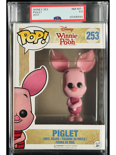 Funko Pop! Winnie the Pooh: Piglet PSA Graded Vinyl Figure #253 Cert #02305593