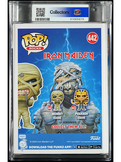 Funko Pop! Iron Maiden: Mummy Eddie PSA Graded Vinyl Figure #442 Cert #01005879