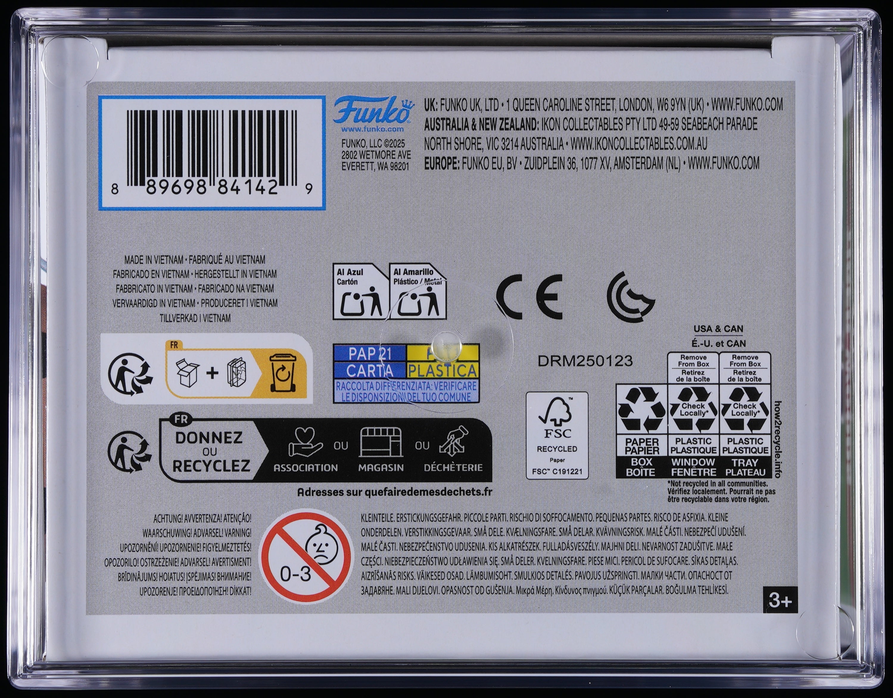 Funko Pop! PSA Graded Sun Day Red: Tiger Woods PSA Graded 9 MINT Vinyl Figure #05 Cert #02111771