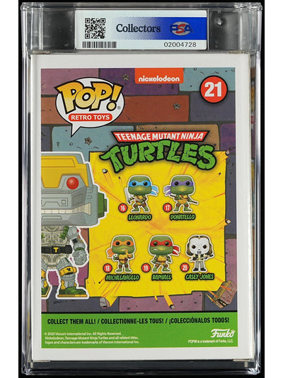 Funko Pop! Teenage Mutant Ninja Turtles: Metalhead PSA Graded Vinyl Figure #21 Cert #02004728