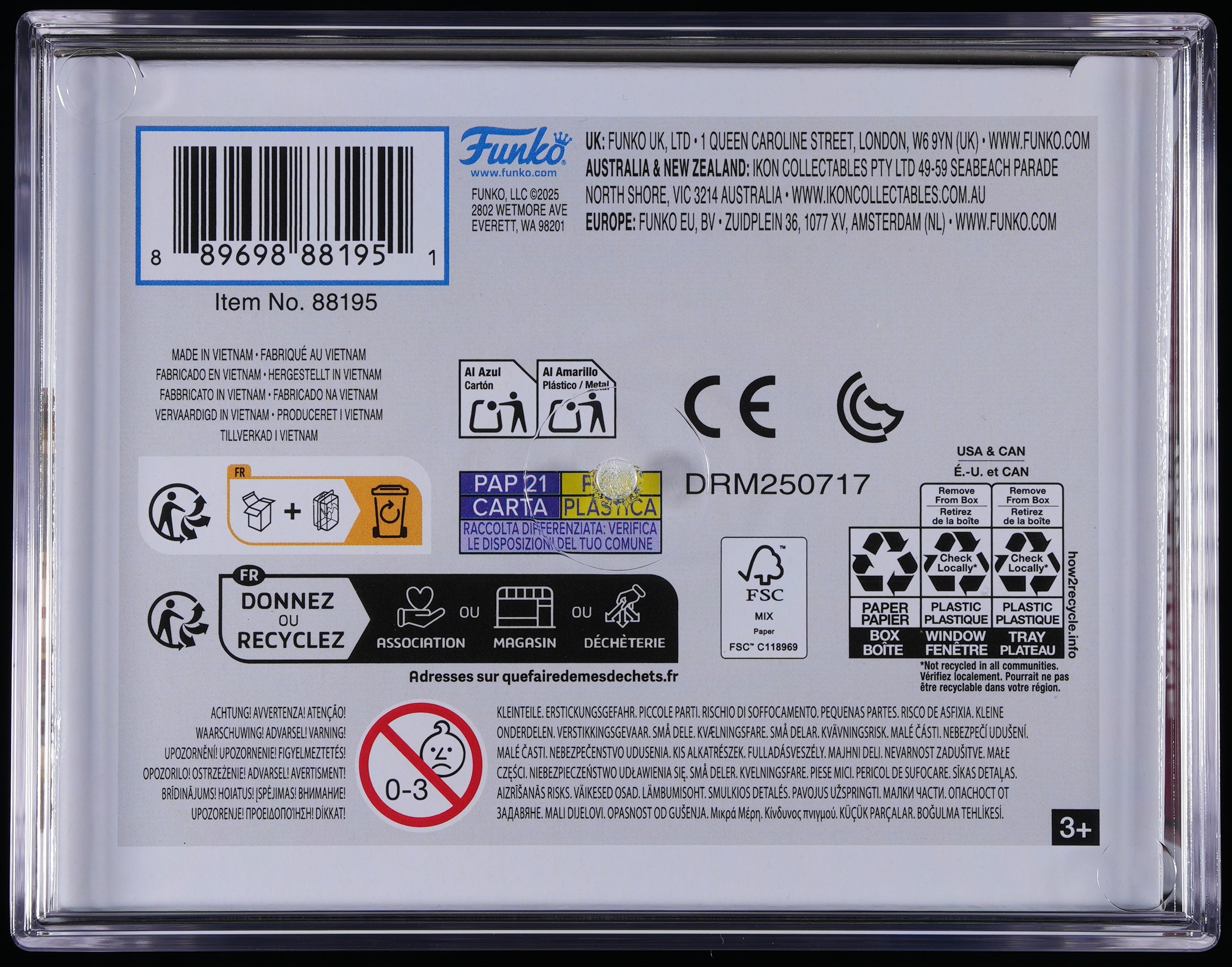 Funko Pop! PSA Graded Sleepy Hollow: Ichabod Crane PSA Graded 10 GEM MINT Vinyl Figure #1947 Cert #02111787