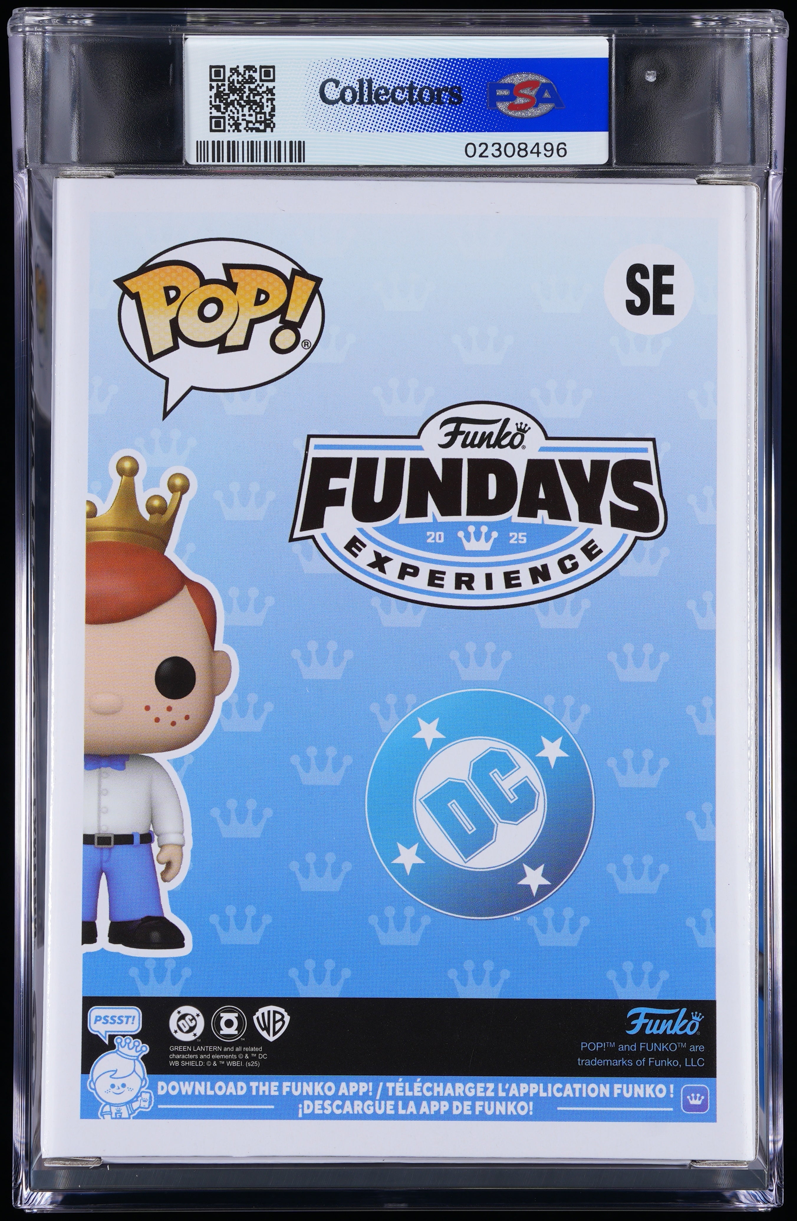 Funko Pop! PSA Graded DC Comics: Freddy as White Lantern