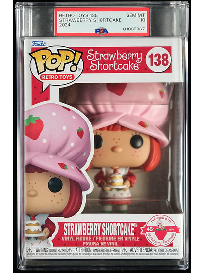 Funko Pop! Strawberry Shortcake: Strawberry Shortcake PSA Graded Vinyl Figure #138 Cert #01005867
