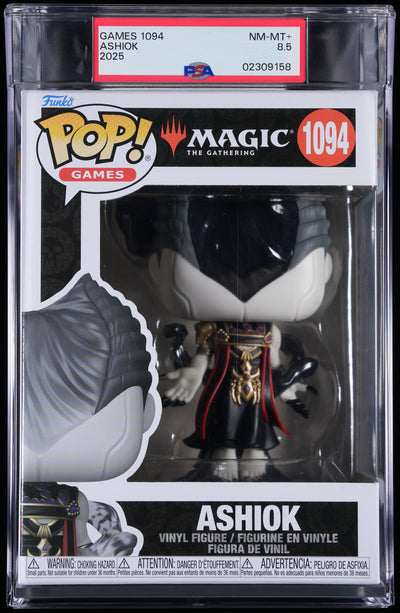 Funko Pop! PSA Graded Magic The Gathering: Ashiok PSA Graded 8.5 NM-MT+ Vinyl Figure #1094 Cert #02309158