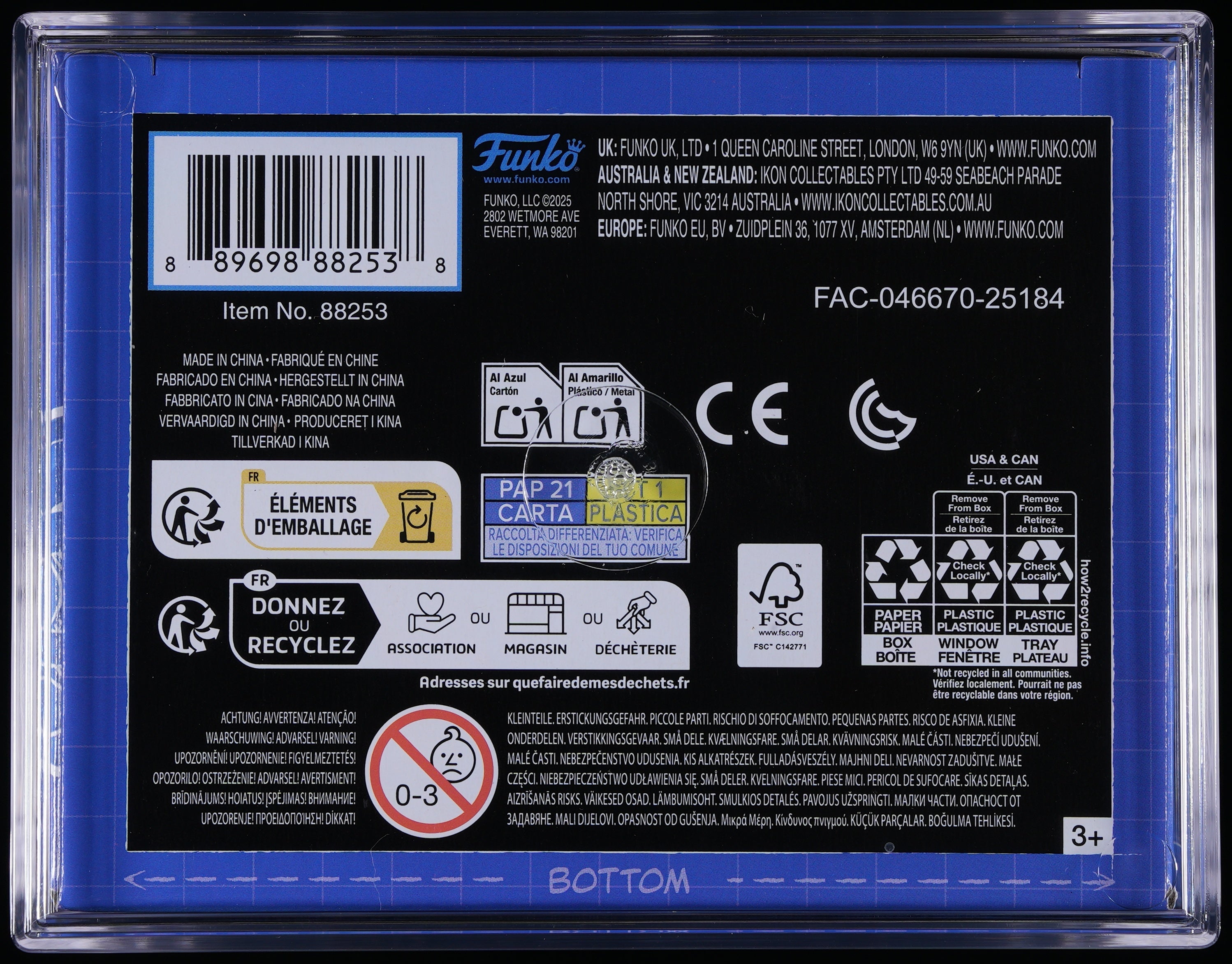 Funko Pop! PSA Graded Star Wars: C1-10p (Chopper) PSA Graded 9 MINT Vinyl Figure #797 Cert #02111783