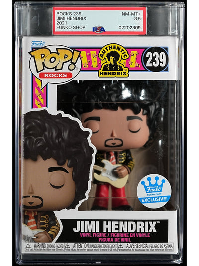 Funko Pop! Jimi Hendrix: Jimi Hendrix PSA Graded Vinyl Figure #239