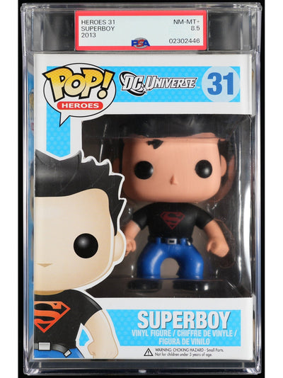 Funko Pop! DC Universe: Superboy PSA Graded Vinyl Figure #31