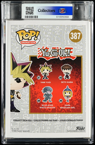 Funko Pop! Yu-Gi-Oh: Yami Yugi PSA Graded Vinyl Figure #387 Cert #01005068