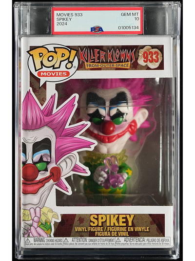 Funko Pop! Killer Klowns From Outer Space: Spikey PSA Graded Vinyl Figure #933 Cert #01005134