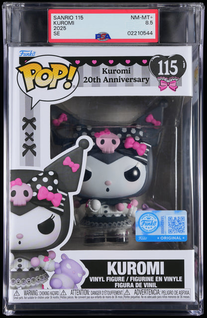 Funko Pop! PSA Graded Sanrio: Kuromi (Special Edition) PSA Graded 8.5 NM-MT+ Vinyl Figure #115 Cert #02210544