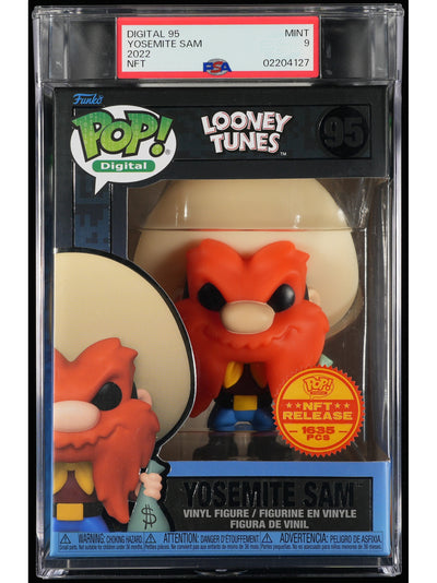 Funko Pop! Looney Tunes: Yosemite Sam PSA Graded Vinyl Figure #95 Cert #02204127
