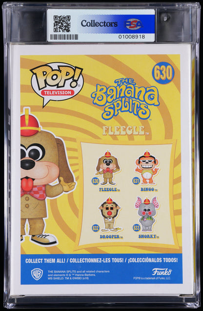 Funko Pop! PSA Graded The Banana Splits: Fleegle (2018 Summer Convention) PSA Graded 9 MINT Vinyl Figure #630 Cert #01008918