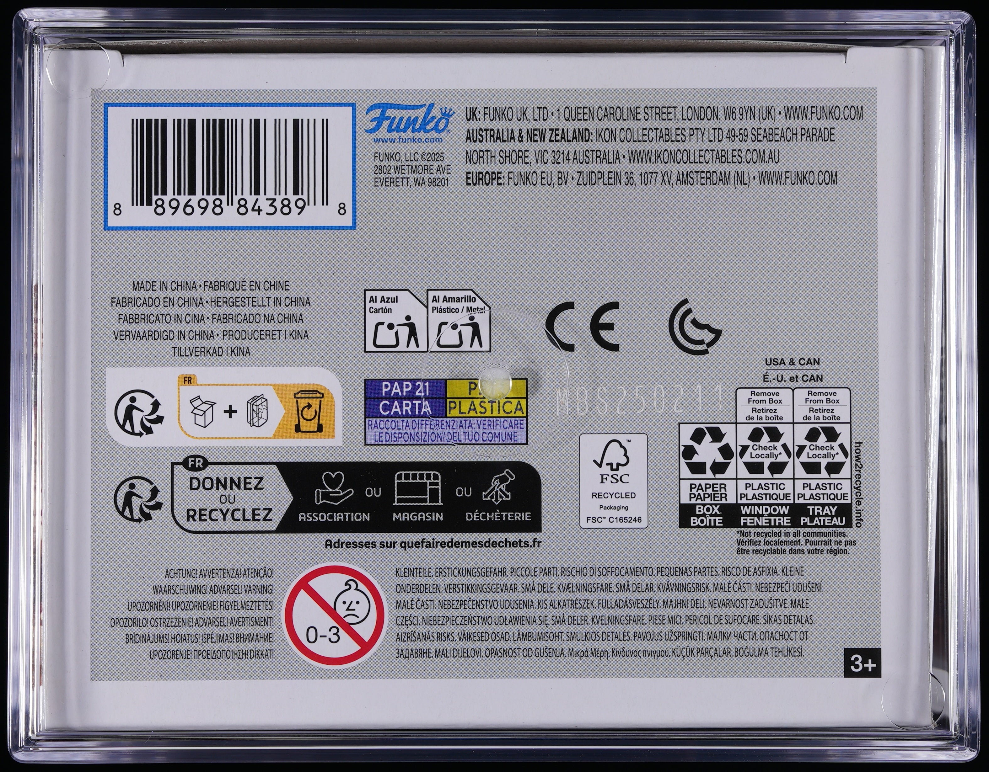 Funko Pop! PSA Graded Bride of Chucky: Chucky PSA Graded 10 GEM MINT Vinyl Figure #1694 Cert #02209961