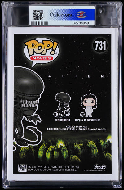 Funko Pop! PSA Graded Alien: Xenomorph PSA Graded 9 MINT Vinyl Figure #731 Cert #02209958