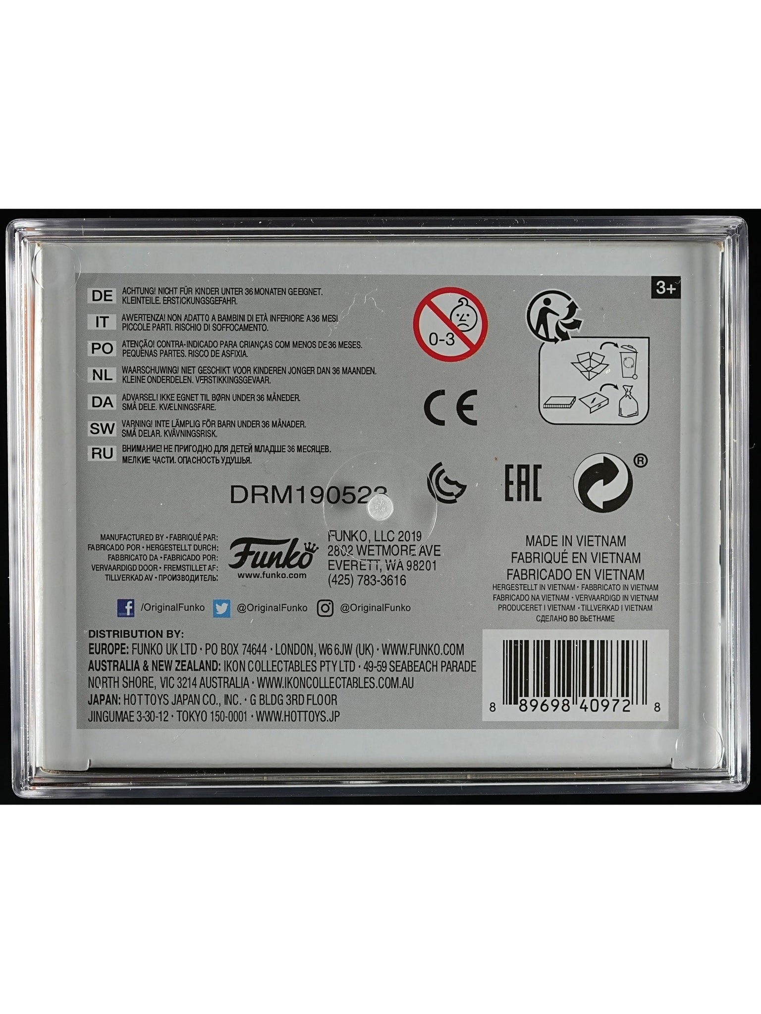 Funko Pop! Dragon Ball Z: Goku (Kamehameha) PSA Graded Vinyl Figure #642 Cert #02004739